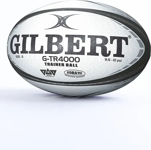 Изображение товара Мяч для регби Gilbert G-TR4000 / 42097805 (размер 5, белый/черный)