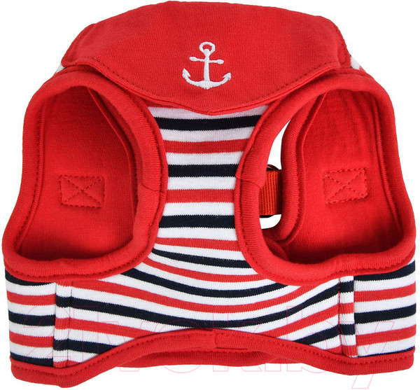 Изображение товара Шлея-жилетка для животных Puppia Seaman / PAUA-HB1832-RD-S (красный)