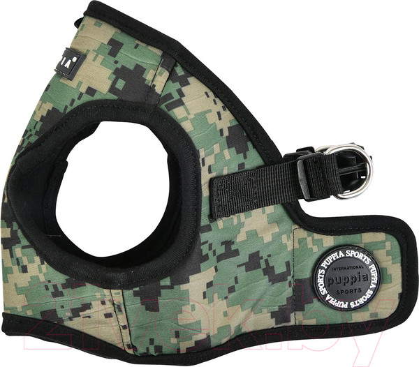 Изображение товара Шлея-жилетка для животных Puppia Sentinel / PAUA-HB1827-KC-L (хаки камуфляж)
