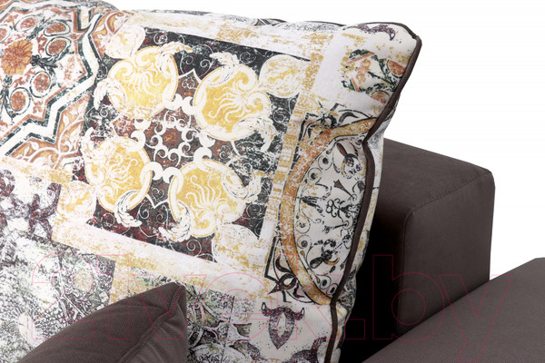 Изображение товара Диван Мебельград Бостон 2400 Стандарт (сиена коричневый/альба светло-коричневый)