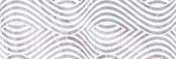 Изображение товара Декоративная плитка Gracia Ceramica Ginevra Grey Decor 01 (300x900)