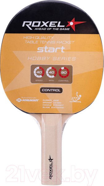 Изображение товара Ракетка для настольного тенниса Roxel Hobby Start (прямая)