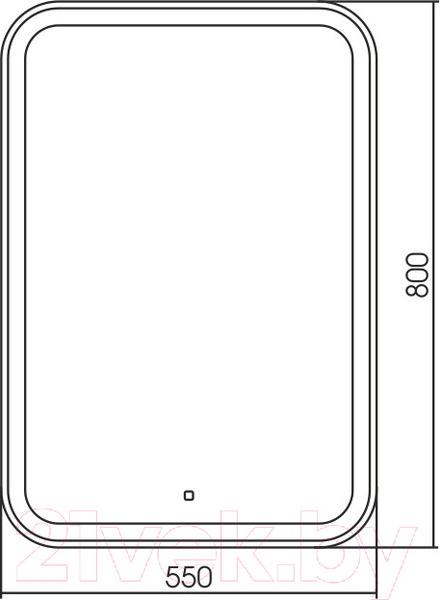 Изображение товара Зеркало Silver Mirrors Мальта 55x80 / ФР-00000941
