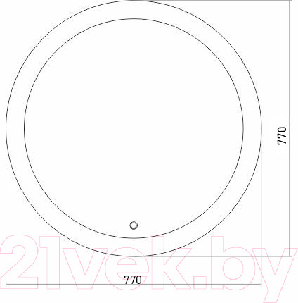 Изображение товара Зеркало Silver Mirrors Перла 77 / ФР-00000847