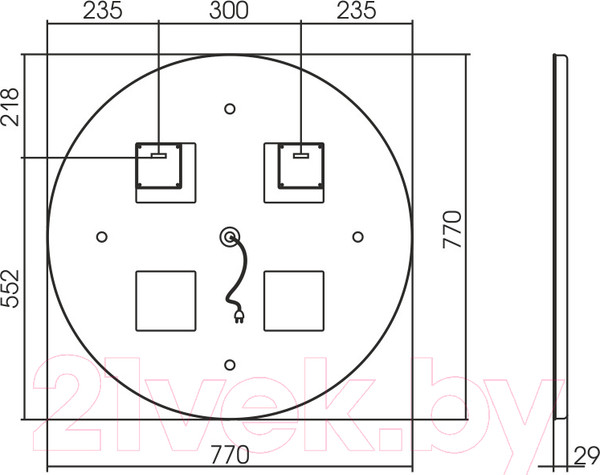 Изображение товара Зеркало Silver Mirrors Перла 77 / ФР-00000847