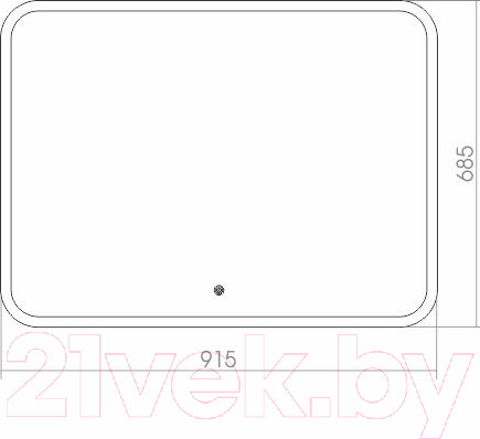 Изображение товара Зеркало Silver Mirrors Стив 91.5x68.5 / ФР-00000843