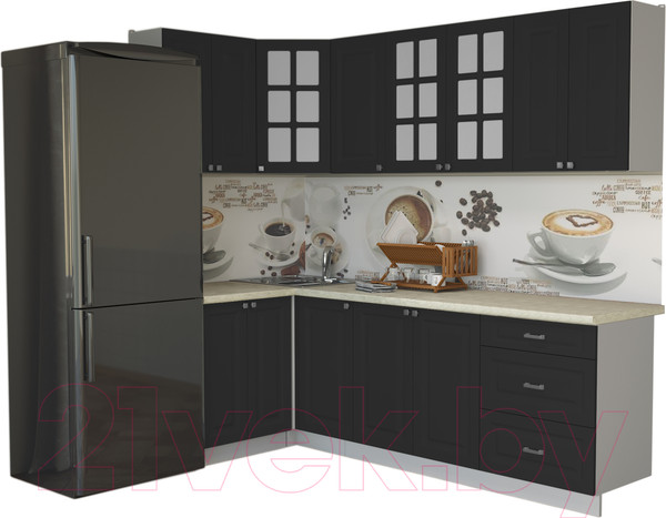Изображение товара Кухонный гарнитур Интерлиния Мила Деко 1.2x2.4 (пепел/опал светлый)