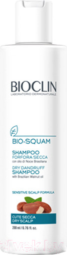 Изображение товара Шампунь для волос Bioclin Bio-Souam против жирной перхоти (200мл)