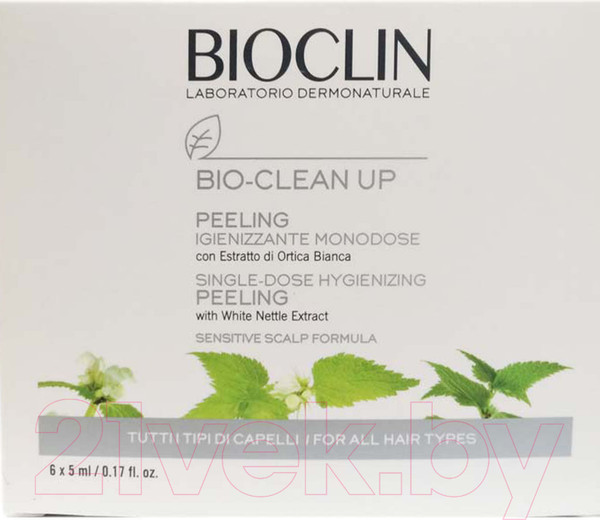 Изображение товара Сыворотка для волос Bioclin Bio-Clean Up для всех типов волос (6x5мл)