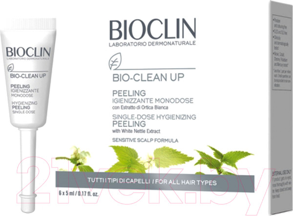 Изображение товара Сыворотка для волос Bioclin Bio-Clean Up для всех типов волос (6x5мл)