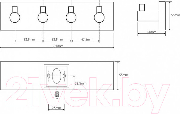 Изображение товара Держатель для полотенца Bemeta Beta 132405212