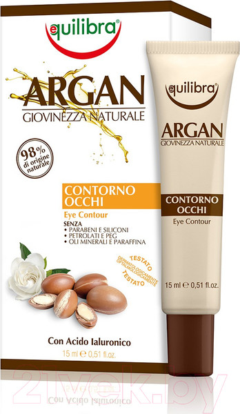 Изображение товара Крем для век Equilibra Аргания молодость от природы (15мл)