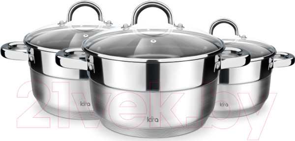 Изображение товара Набор кастрюль Lara LR02-112