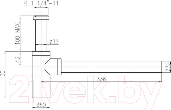 Изображение товара Сифон Slezak RAV MD0232BC