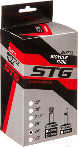 Изображение товара Камера для велосипеда STG 24х2.5/3.0 48мм / Х98457