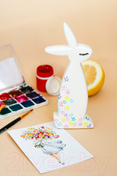 Изображение товара Статуэтка Нашы майстры Заяц / 3000 (декорированная)