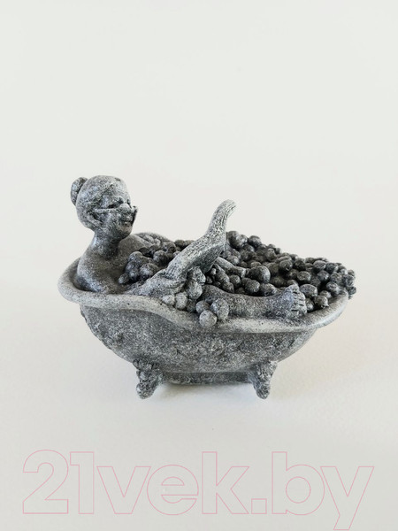 Изображение товара Статуэтка Нашы майстры Бабуля в ванной / 1040 (декорированная)