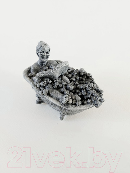 Изображение товара Статуэтка Нашы майстры Бабуля в ванной / 1040 (декорированная)