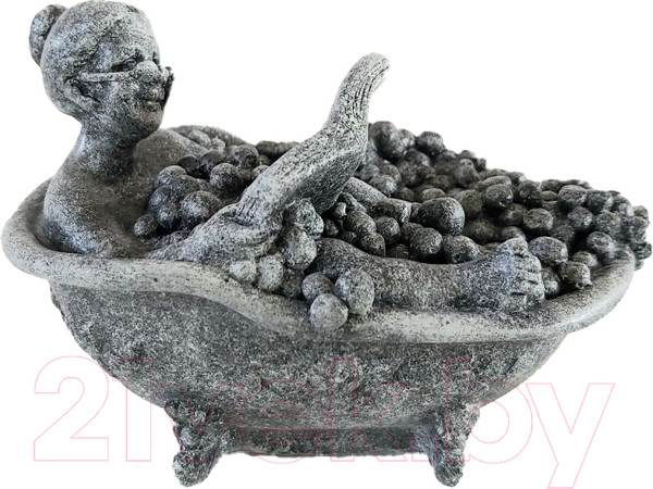 Изображение товара Статуэтка Нашы майстры Бабуля в ванной / 1040 (декорированная)