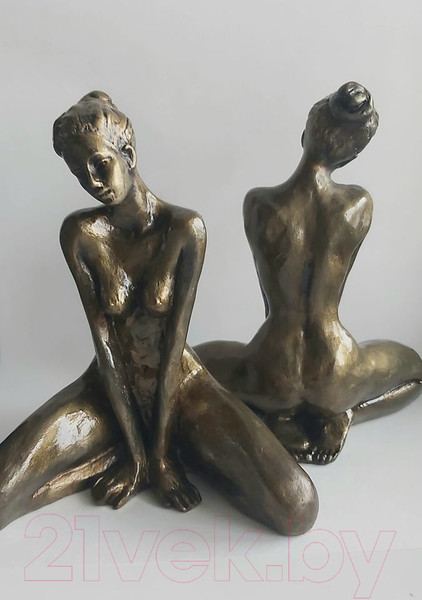 Изображение товара Статуэтка Нашы майстры Молодая девушка / 1043 (бронза)