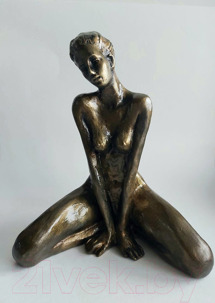 Изображение товара Статуэтка Нашы майстры Молодая девушка / 1043 (бронза)