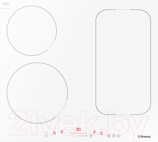 Изображение товара Индукционная варочная панель Hansa BHIW68668