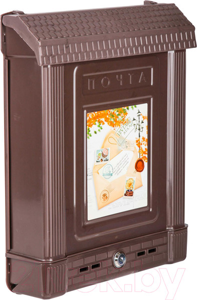 Изображение товара Почтовый ящик Альтернатива М6434 (коричневый)