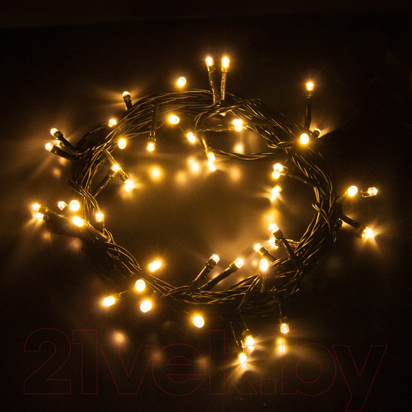 Изображение товара Светодиодная гирлянда Евросвет 400-001 (теплый белый)