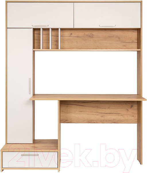 Изображение товара Письменный стол Mobi Лайт 03.243 (дуб золотой Craft/белый премиум)