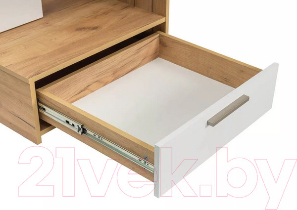 Изображение товара Письменный стол Mobi Лайт 03.243 (дуб золотой Craft/белый премиум)