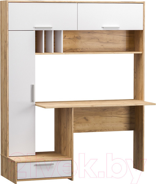 Изображение товара Письменный стол Mobi Лайт 03.243 (дуб золотой Craft/белый премиум)