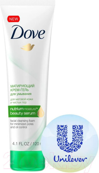 Изображение товара Крем для умывания Dove Крем-гель матирующий (120мл)