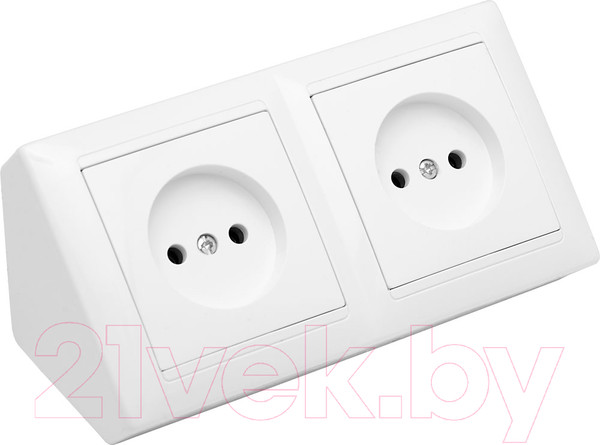 Изображение товара Розетка Bylectrica Стиль РА16-755 (белый)