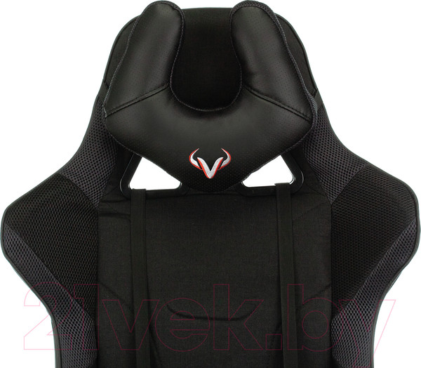 Изображение товара Кресло геймерское Бюрократ Zombie Viking-4 Aero Black Edition (искусственная кожа/ткань черный)