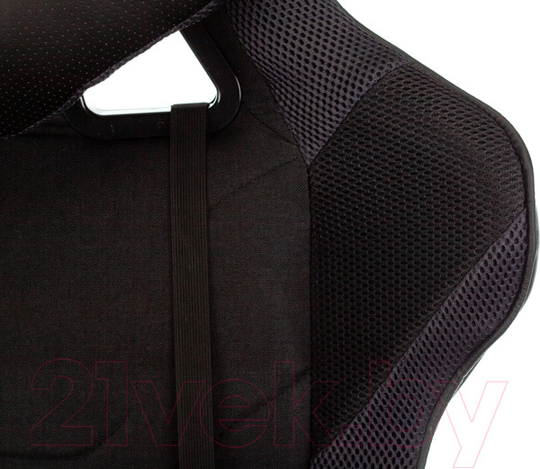 Изображение товара Кресло геймерское Бюрократ Zombie Viking-4 Aero Black Edition (искусственная кожа/ткань черный)