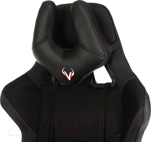 Изображение товара Кресло геймерское Бюрократ Zombie Viking-4 Aero Black Edition (искусственная кожа/ткань черный)