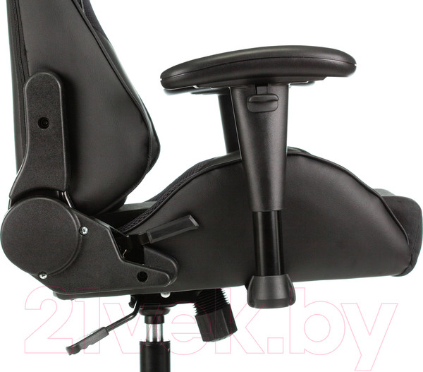 Изображение товара Кресло геймерское Бюрократ Zombie Viking-4 Aero Black Edition (искусственная кожа/ткань черный)