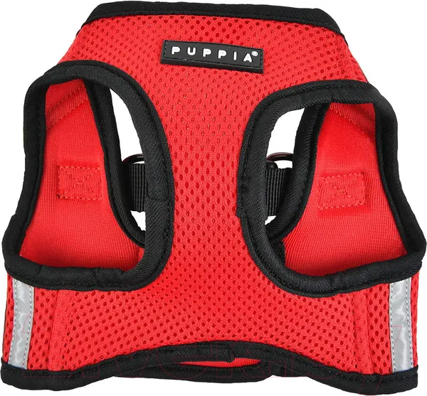 Изображение товара Шлея-жилетка для животных Puppia Soft / PAUA-HB1828-RD-XL (красный/светоотражающий)