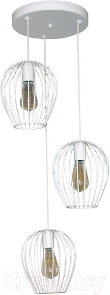 Изображение товара Люстра Элетех Шалот 231 НСБ 01-3x60-149 / 1005404317 (белый муар)