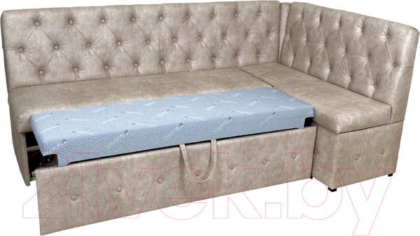 Изображение товара Уголок кухонный мягкий Аквилон Айриш СМ правый (эмилия милк)