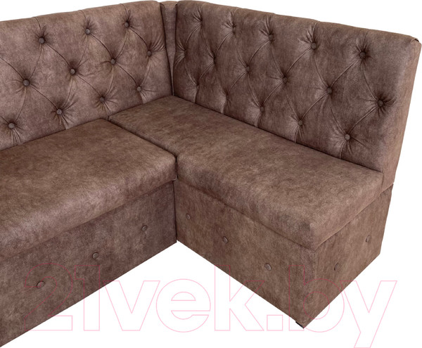 Изображение товара Уголок кухонный мягкий Аквилон Айриш СМ правый (эмилия дарк браун)