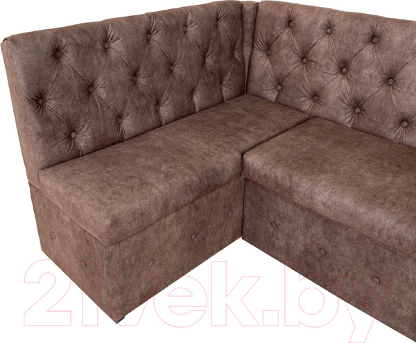 Изображение товара Уголок кухонный мягкий Аквилон Айриш СМ левый (эмилия дарк браун)
