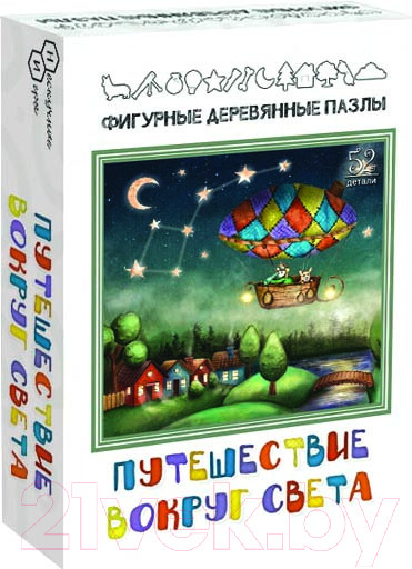 Изображение товара Пазл Нескучные игры Путешествие вокруг света / 8219