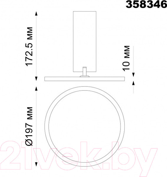 Изображение товара Спот Novotech Hat 358346