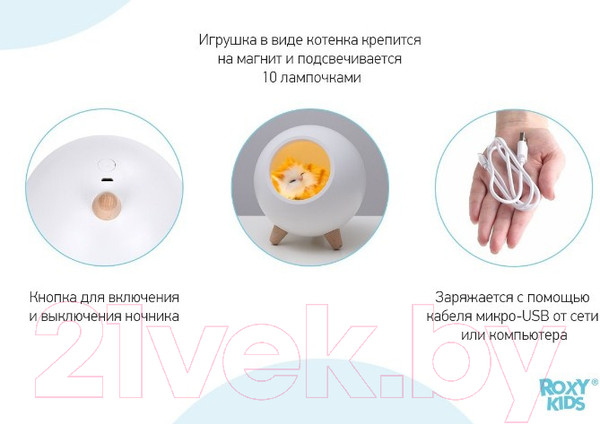 Изображение товара Ночник Roxy-Kids Домик для котика
