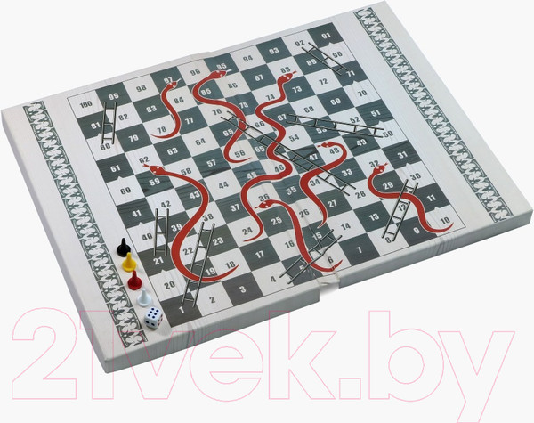 Изображение товара Настольная игра Десятое королевство Лудо. Лестницы и Змеи / 2934