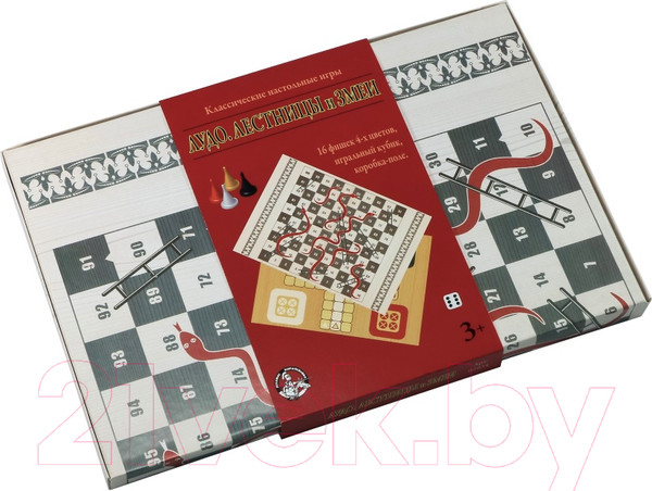 Изображение товара Настольная игра Десятое королевство Лудо. Лестницы и Змеи / 2934