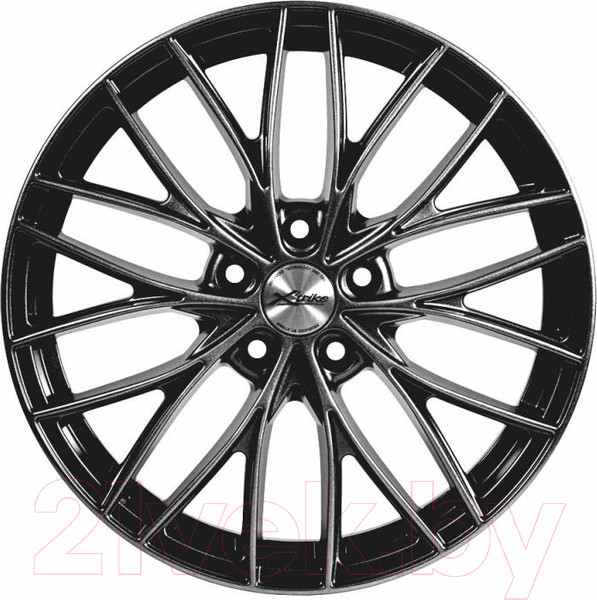 Изображение товара Литой диск X'trike X-130 18x7.5" 5x108мм DIA 63.35мм ET 50мм BK/FP