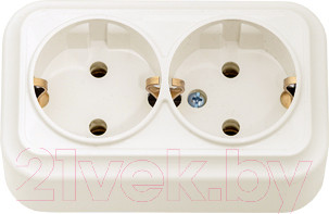 Изображение товара Розетка Bylectrica Вариант РА16-0142 (бежевый)