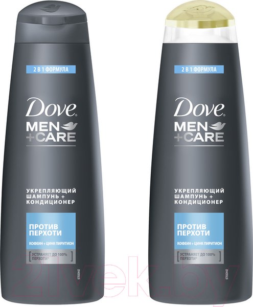 Изображение товара Шампунь-кондиционер для волос Dove Men+Care 2 в 1 против перхоти (380мл)